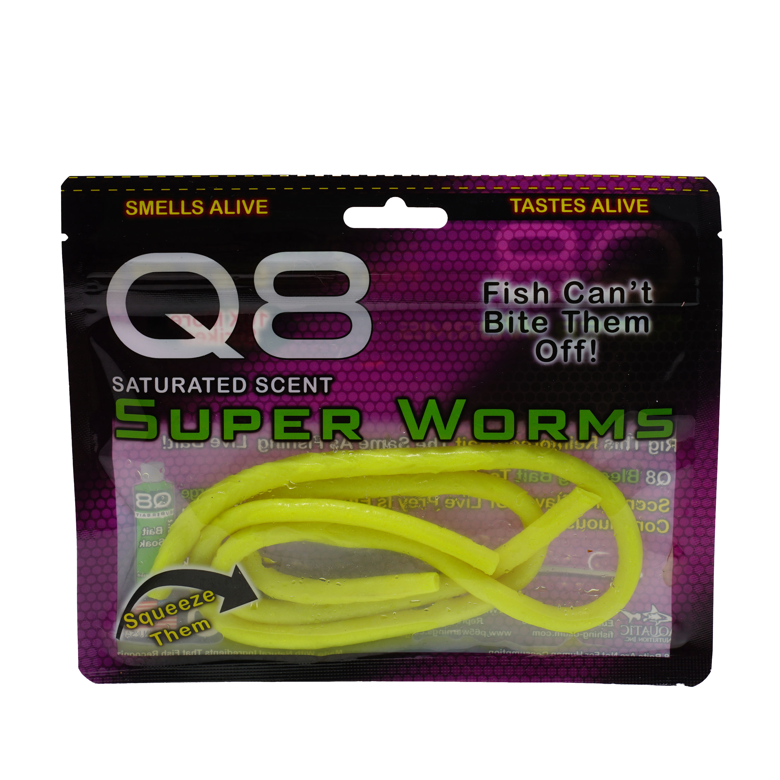 Q8 Super Worms Hot Chartreuse